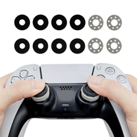 Anneaux en éponge pour joystick PS5/PS4/Xbox/Switch Pro, poignées antidérapantes pour pouces, anneaux d'amortissement de précision, accessoires pour manette