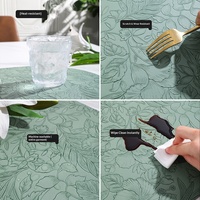 Napperons de table en cuir créatifs de luxe léger, antidérapants, résistants à l'huile, imperméables, résistants aux taches et aux chutes de température, durables, vente en gros