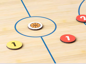 Tableau tactique de basketball portable et pliable en PU, tableau d'entraînement flexible en cuir avec stylo pour l'entraînement - Product Image 5