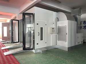 Luxuriöse BOSCAR Lackierkabine Vollständig Absaugende Spritzkabine mit Elektrischer/Diesel-Heizung und Dieselbrenner - Product Image 5