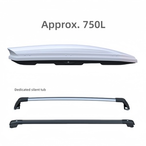 Caja de Techo <span class=keywords><strong>para</strong></span> <span class=keywords><strong>Auto</strong></span> Deportiva de ABS, Gran Capacidad de Carga y Apertura Lateral Doble <span class=keywords><strong>para</strong></span> <span class=keywords><strong>Equipaje</strong></span> de 750L, en Oferta - Product Image 3