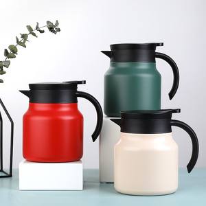 Lehe — <span class=keywords><strong>Carafe</strong></span> à café thermique 28 Oz, isolée en acier inoxydable, 800ml, Double paroi, sous vide, Thermos, café avec passoire - Product Image 1