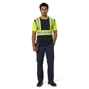 Wholesale <b>High</b> Visibility <b>Shirts</b> Safety <b>T</b>-<b>shirt</b> Hi <b>Vis</b> Quick Dry Custom Safety Clothing - Product Image 1