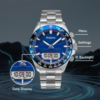Montre de prière islamique Adhan Fajr Alfajr Pilgrimage Clock Watch Al Fajr Azan pour les prières musulmanes, en acier inoxydable