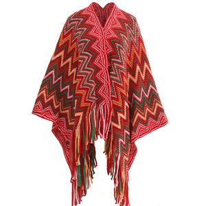 Automne hiver Style bohème femmes châle poche chaude tricoté écharpe traditionnelle pour <span class=keywords><strong>Amazon</strong></span> Offre Spéciale commerce extérieur Style ethnique - Product Image 5