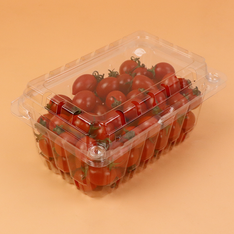 500 г пластиковый контейнер для пищевых продуктов, контейнер для свежих фруктов с клубникой, черникой, вишней, помидорами, раскладушка