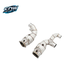 Tubo de escape Catback de acero inoxidable de alto flujo para Porsche Panamera 4.0L Cayenne <span class=keywords><strong>Macan</strong></span> Taycan OEM Personalización - Product Image 4