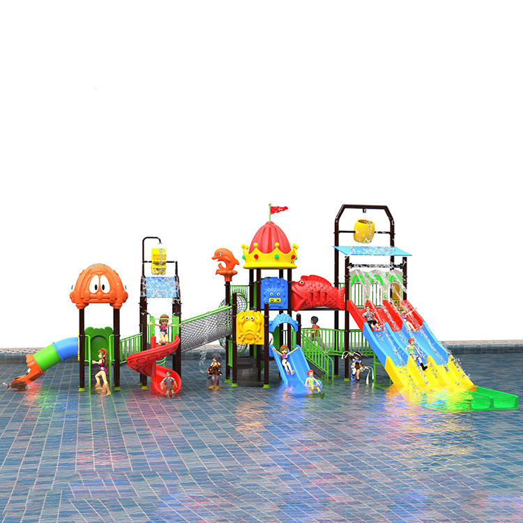 Outdoor Kids Water Park Playground with