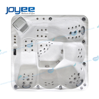 JOYEE vente acrylique exportation chaud Sexy famille Spa baignoire panneau de contrôle bain à remous