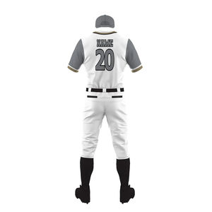 Uniforme de Béisbol Personalizado con Logotipo 2026 para Hombre, Nuevo Diseño, Uniforme de Béisbol de Buena Calidad en Color Sólido, Servicio OEM - Product Image 3