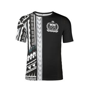 Escudo DE ARMAS <span class=keywords><strong>tribal</strong></span> polinesio de Samoa Patrón Camiseta con estampado personalizado Precio bajo Venta al por mayor Camisetas de manga corta de verano para hombres - Product Image 3