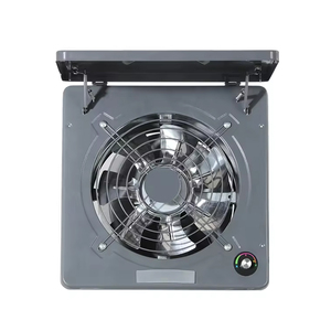 Ventilateur <span class=keywords><strong>d</strong></span>'évacuation mural à clapet rabattable de 10 pouces 100W TikTok, lame en fonte, conduit <span class=keywords><strong>d</strong></span>'air électrique pour la maison, la cuisine, extracteur silencieux - Product Image 3