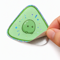 Autocollant lenticulaire personnalisé en mouvement, décalcomanie laser holographique 3D pour ordinateur portable, coque de téléphone, décoration, cadeau unique et personnalisable