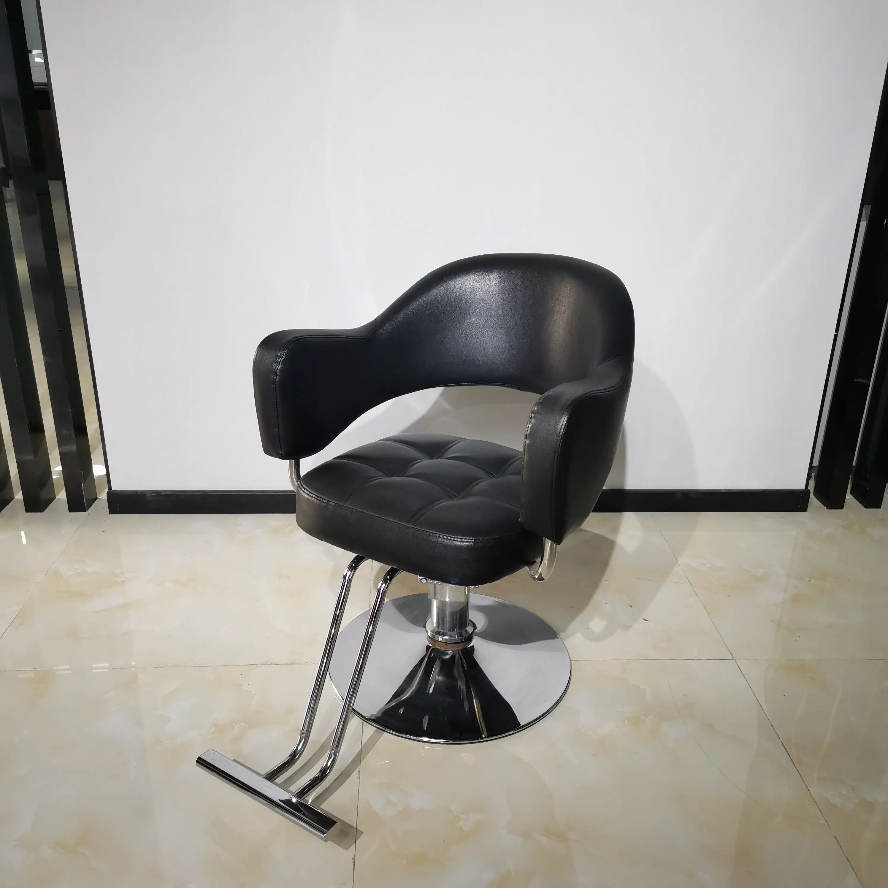 Sulin-bomba hidráulica de cuero negro unisex, bomba hidráulica para peluquería, barbería, sillas, muebles, producto en oferta