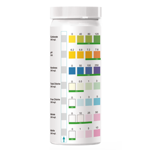 7 in 1 고정밀 수족관 물 테스트 스트립 키트 담수/바닷물 어항 테스터 OEM 맞춤형 - Product Image 6