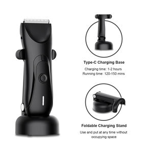 Recortadora de Vello <span class=keywords><strong>Corporal</strong></span> HAIRSCAPE Balls 5700 Tipo C USB para Hombre, <span class=keywords><strong>Afeitadora</strong></span> Eléctrica con Protector de 0 mm, Resistente al Agua, para Zonas Íntimas - Product Image 5