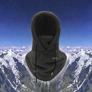 Cagoule unisexe en polaire à carreaux, résistante au vent, pour l'hiver, masque facial chaud pour le ski - Product Image 3