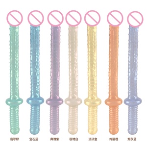 47cm süper uzun yapay penis çift taraflı yapay penis kolu gerçekçi genişletmek popo fiş yetişkin seks oyuncak kadınlar için - Product Image 2