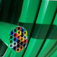 Micro-canalisation en PEHD à 24 voies SN8 pour fibre optique soufflée FTTH, applications télécoms souterraines