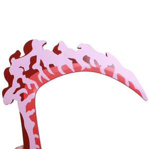 Anime Demon Slayer espada Cosplay arma Katana <span class=keywords><strong>Kimetsu</strong></span> <span class=keywords><strong>no</strong></span> <span class=keywords><strong>Yaiba</strong></span> Giyuutarou doble sangre hoz juguete espadas - Product Image 5