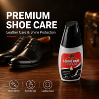 Betún para Zapatos de Cuero Negro Antiestático de 75 ml con Fórmula de Fácil Limpieza que Reduce la Adsorción del Polvo