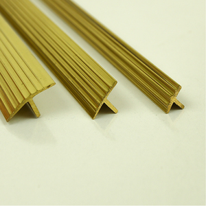 Les profils de garniture de carreaux de cuivre en forme de T modernes du fabricant vietnamien matériau de construction décoratif à haute brillance OEM ODM raisonnable - Product Image 2