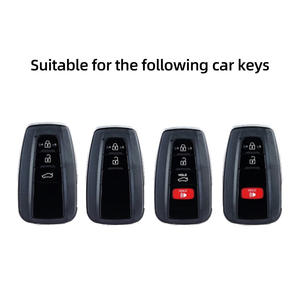 Funda para Llave de <span class=keywords><strong>Toyota</strong></span> Camry, Compatible con Asia Dragon, Highlander, RAV4, Rongfang, Corolla, Revo, CHR, Carcasa para Llaves, Accesorios para Automóviles - Product Image 4