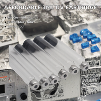 Cartouche en verre stérile de 3 ml, emballée individuellement, flacon pharmaceutique avec bouchon en aluminium et bouchon en caoutchouc pour l'emballage de liquides