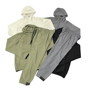 Ensemble de sport OEM pour homme : survêtement d'automne (<span class=keywords><strong>veste</strong></span> + pantalon) pour la course, le fitness et le jogging – Tenue d'entraînement 2 pièces - Product Image 2