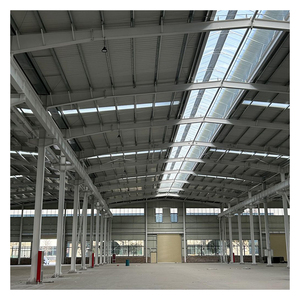 Estructura de acero prefabricada modular de peso ligero Almacén Marco de metal de gran alcance Taller <span class=keywords><strong>Portal</strong></span> Construcción de cobertizo de acero - Product Image 5