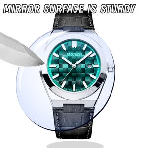 Reloj Besseron para Hombre con Esfera Personalizada Multicolor, Correa de Cuero, 5ATM, Reloj de Cuarzo de Acero Inoxidable 316L para Hombre - Product Image 4