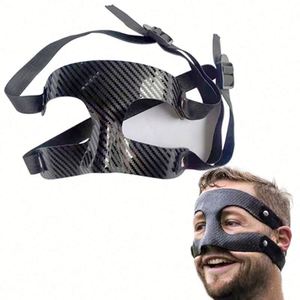 Máscara de baloncesto de acero inoxidable, Protector nasal ligero, protector facial, cubierta protectora para la cara, fútbol, ​​fútbol, ​​mujeres, hombres, WL - Product Image 4