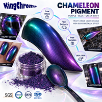 Mica-Effekt-Pigment Chamäleon-Pulver Anorganisch 10-150µm für Autofolierung, Angelköder, Harz, Schmuck, Nagellack, OEM