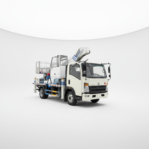 <span class=keywords><strong>Camion</strong></span> con Piattaforma Aerea SINOTRUK HOWO 22m 4x2, Sollevatore Telescopico da 22 Metri con Rotazione a 360° °   Rotazione e Cesto da 200 kg - Product Image 4