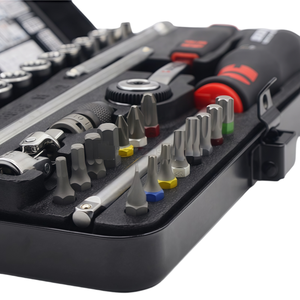 <span class=keywords><strong>Wurth</strong></span>-Kit d'outils à cliquet professionnel 33 pièces avec étui pour réparation automobile, 1/4 pouces - Product Image 3