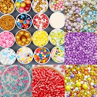 Neue Zuckerperlen in Mehrfarbigem Design, Umweltfreundlich und Ungiftig, für Thanksgiving, Weihnachten, Backen, Kuchendekoration, Feiertagsstreusel