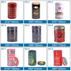 Mini petite boîte de conserve à biscuits ronde de qualité alimentaire - Product Image 4