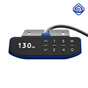 Kaiyu điện đứng bàn 2-chân bàn điều hành có thể điều chỉnh chiều cao kim loại đồ nội thất văn phòng cho máy tính bảng đi-đứng bàn - Product Image 6