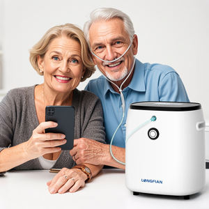 Stille Huishoudelijke Zuurstofconcentrator 1-7 <span class=keywords><strong>Lpm</strong></span> Medische Psa Zuurstofconcentratiemachine Voor Zwangere Vrouwen En Baby 'S - Product Image 6