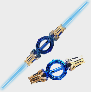 <span class=keywords><strong>Sabre</strong></span> laser télescopique à double tête Luckykoo avec lumières LED, jouet sûr pour enfants, épée de combat pour garçons - Product Image 4