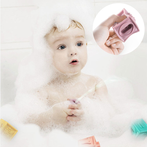 De Construction 3D Tactile Main Bébé En Caoutchouc de <span class=keywords><strong>Massage</strong></span> Hochet Anneau De Dentition jouet Ensemble Presser Boule De Bain - Product Image 3