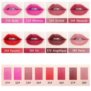 Nuevo Lápiz Labial MISS ROSE Mate Impermeable, Lápiz Labial de Terciopelo en 18 Colores, Pigmentos Rojos y Marrones Sexys, Maquillaje, Lápices Labiales Mate, Labios de Belleza - Product Image 3