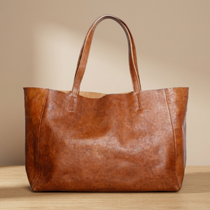 Bolso de Mano Plegable de Gran Capacidad con Cierre, 100% Cuero de Búfalo Auténtico, Impermeable, Correa Extraíble, Moda Femenina, Aniversario - Product Image 4