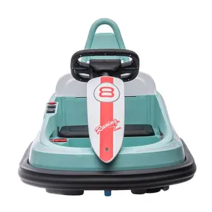 Yeni çocuk oyuncak elektrikli binmek tampon araba için pembe renk kız ucuz 6 volt bebek araba