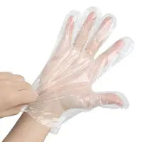 Gants de protection transparent en plastique jetables PE - Chine PE Gant  Gant jetable et Gant de cuisine prix