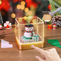 Bloc-notes 3D Calendrier 2027 Bonhomme de neige de Noël, bloc de notes à feuilles détachables découpées au laser avec boîte cadeau pour le dropshipping