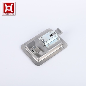 Weatherproof Polished Stainless Steel Paddle Handle Lock Recessed Flush Latch for Industrial Enclosure Canopy Toolbox - Product Image 2
