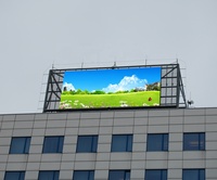 Écran publicitaire LED extérieur P6 IP65 pour toit/mur avec animation et graphiques pour les magasins de détail