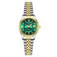 Montre-bracelet élégante pour femme NIBOSI 2720, étanche, avec lumière nocturne, date, calendrier, en acier inoxydable, quartz, pour femme