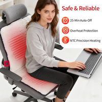 Coussin chauffant USB personnalisé en gros, trois modes de température, arrêt automatique après 45 minutes, coussin doux et chaud pour la maison, le bureau et la détente quotidienne